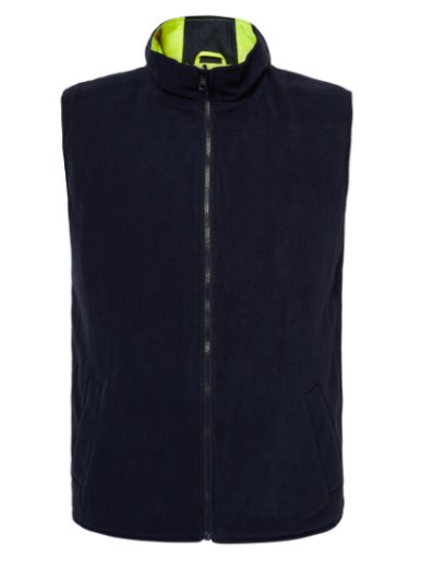 Picture of WORKCRAFT HI VIS REVERSIBLE VEST -TAPE